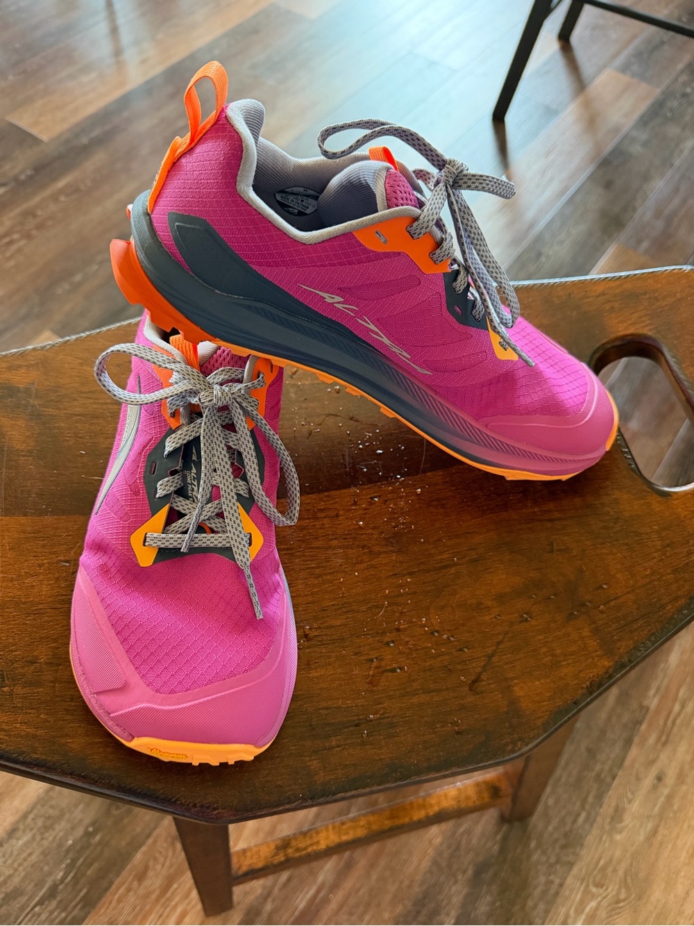 Women’s Running Shoes - Pink with Orange Accents